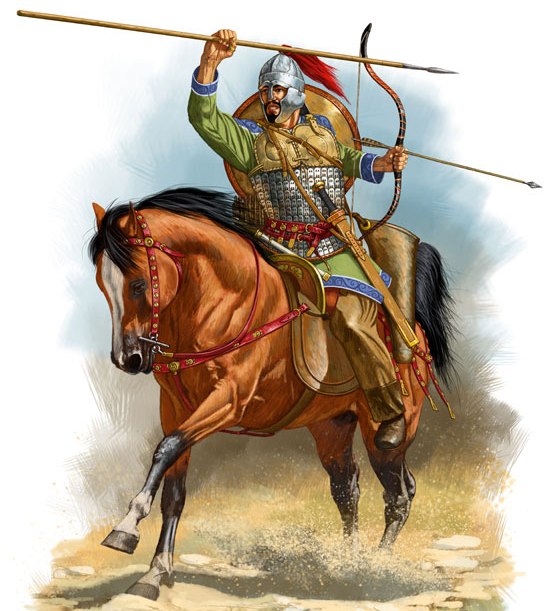 Византийский конный лучник 5-6 веков