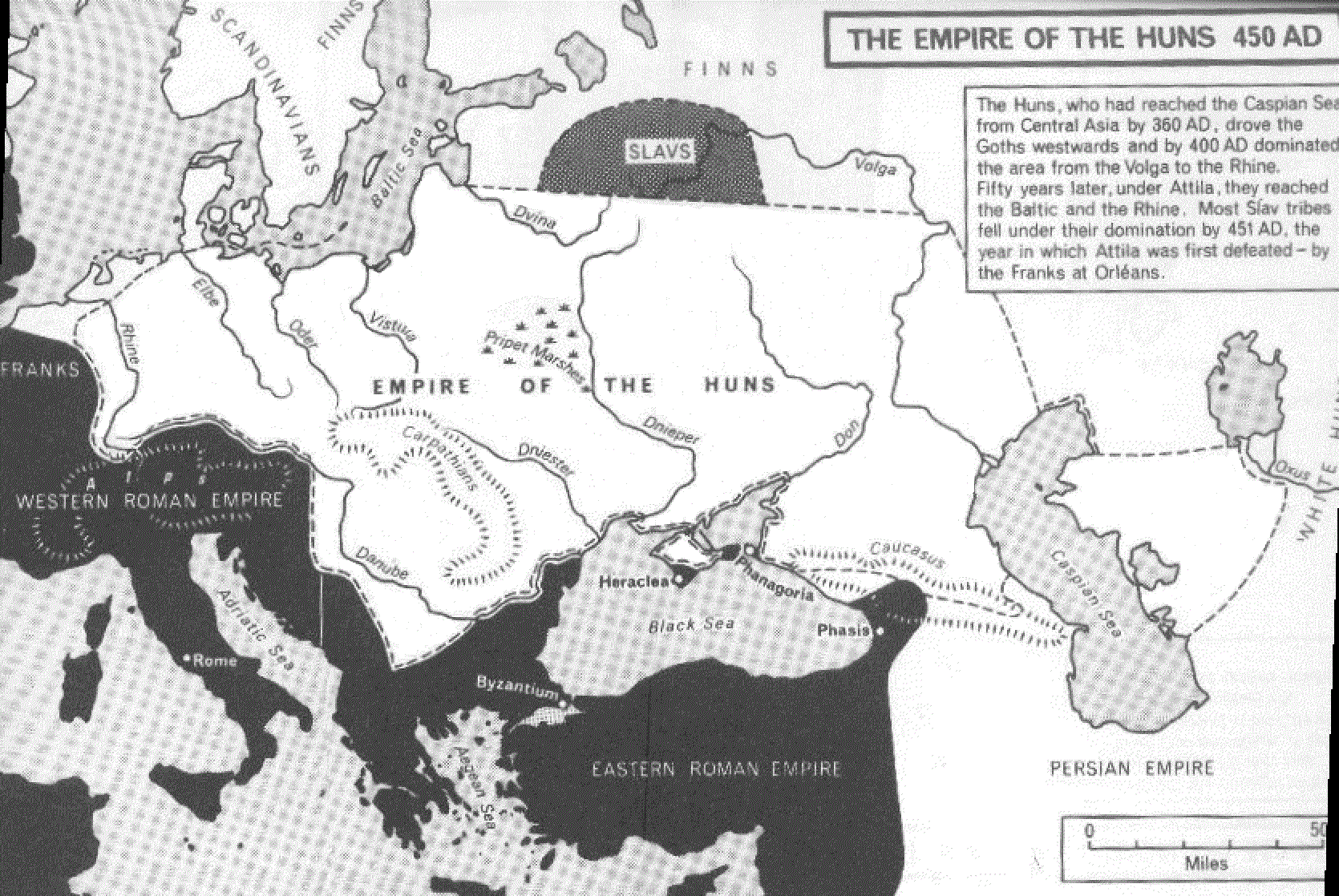 Гуннская империя и славяне